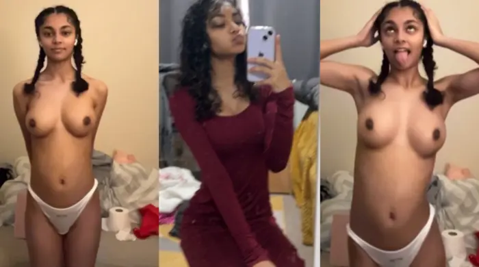 Indian Teen College Girl Boobs Fingering Pussy Video